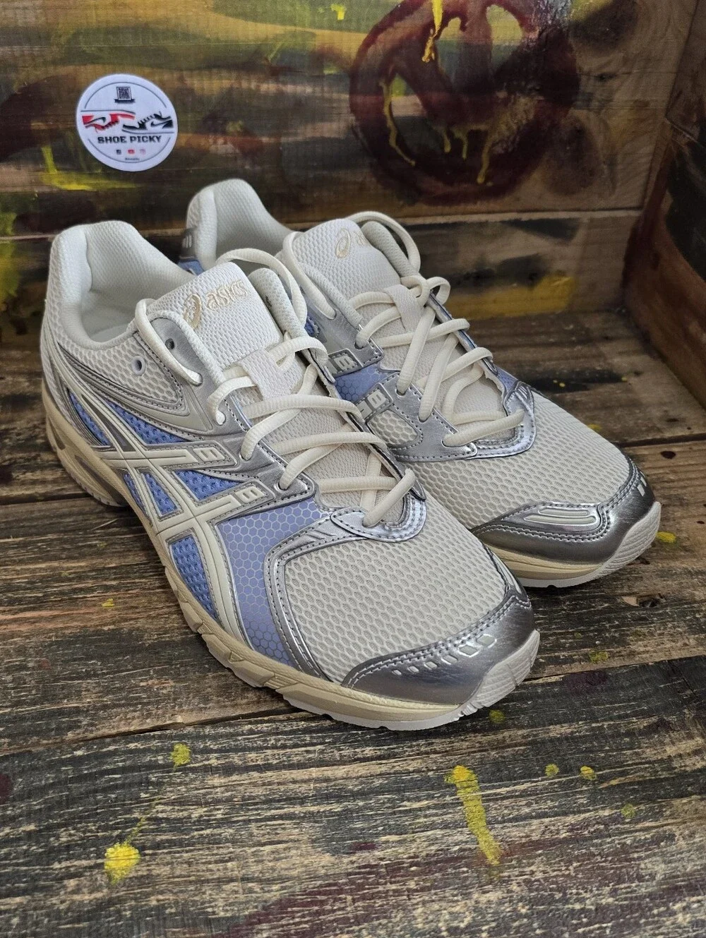 Asics Gel-DS Trainer 14 Ivory Light Sapphire 1203A607-750 Men Sz 8.5 New